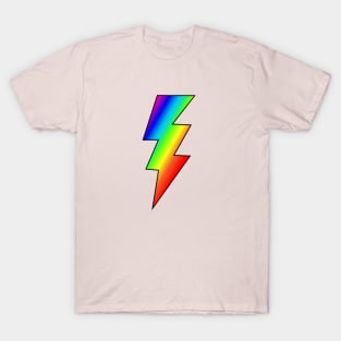 Rainbow Lightening Bolt T-Shirt